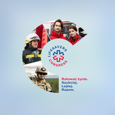 Logo Lifesavers - Kongres i Targi Ratownictwa