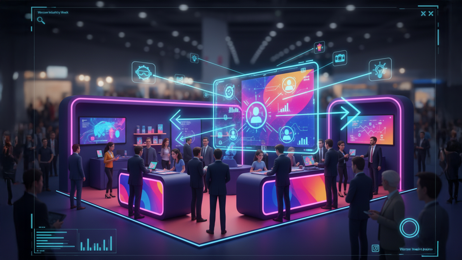 Kundenstand auf der Warsaw Industry Week