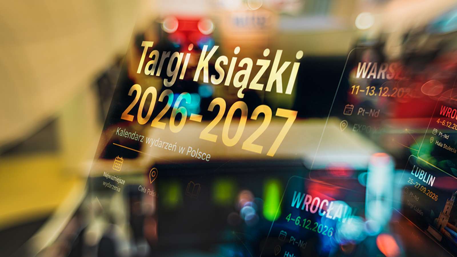 Buchmessen 2026 und 2027 in Polen - Verlagsstand